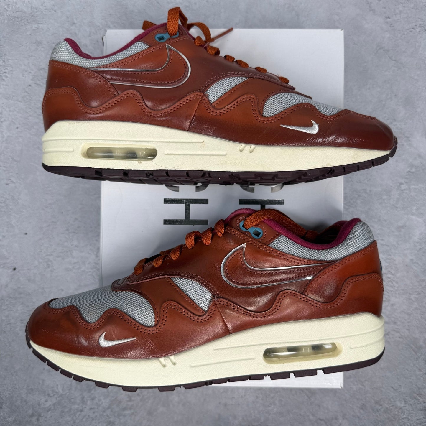 Nike Air Max 1 Patta The Next Wave Dark Russett *pre - owned* SIZE 10 - Kicks Collective PA - Nike - DO9549 - 200 - Men's Shoes - 10M/11.5W - Pre - Owned