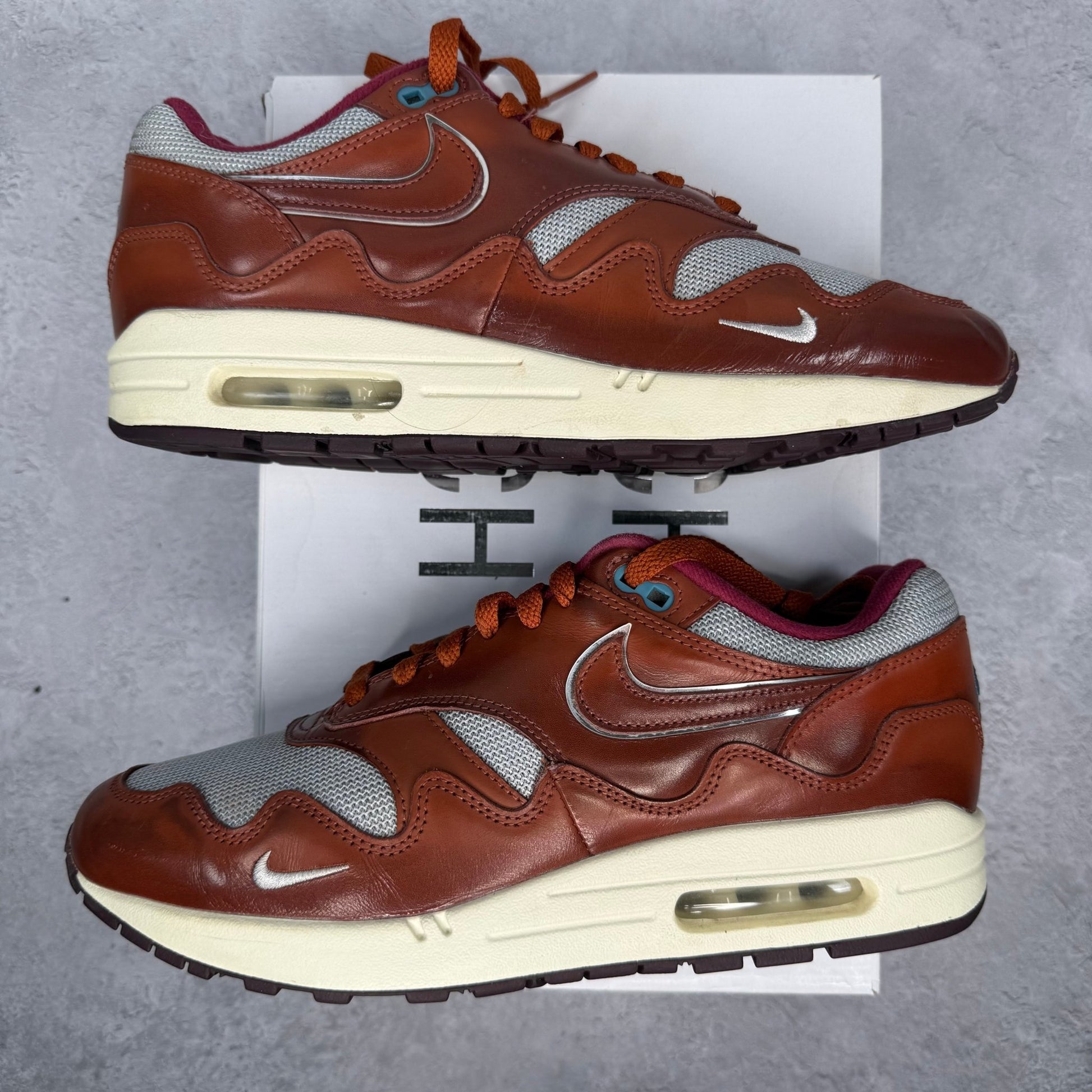 Nike Air Max 1 Patta The Next Wave Dark Russett *pre - owned* SIZE 10 - Kicks Collective PA - Nike - DO9549 - 200 - Men's Shoes - 10M/11.5W - Pre - Owned