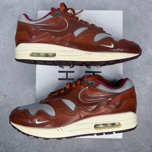 Nike Air Max 1 Patta The Next Wave Dark Russett *pre - owned* SIZE 10 - Kicks Collective PA - Nike - DO9549 - 200 - Men's Shoes - 10M/11.5W - Pre - Owned