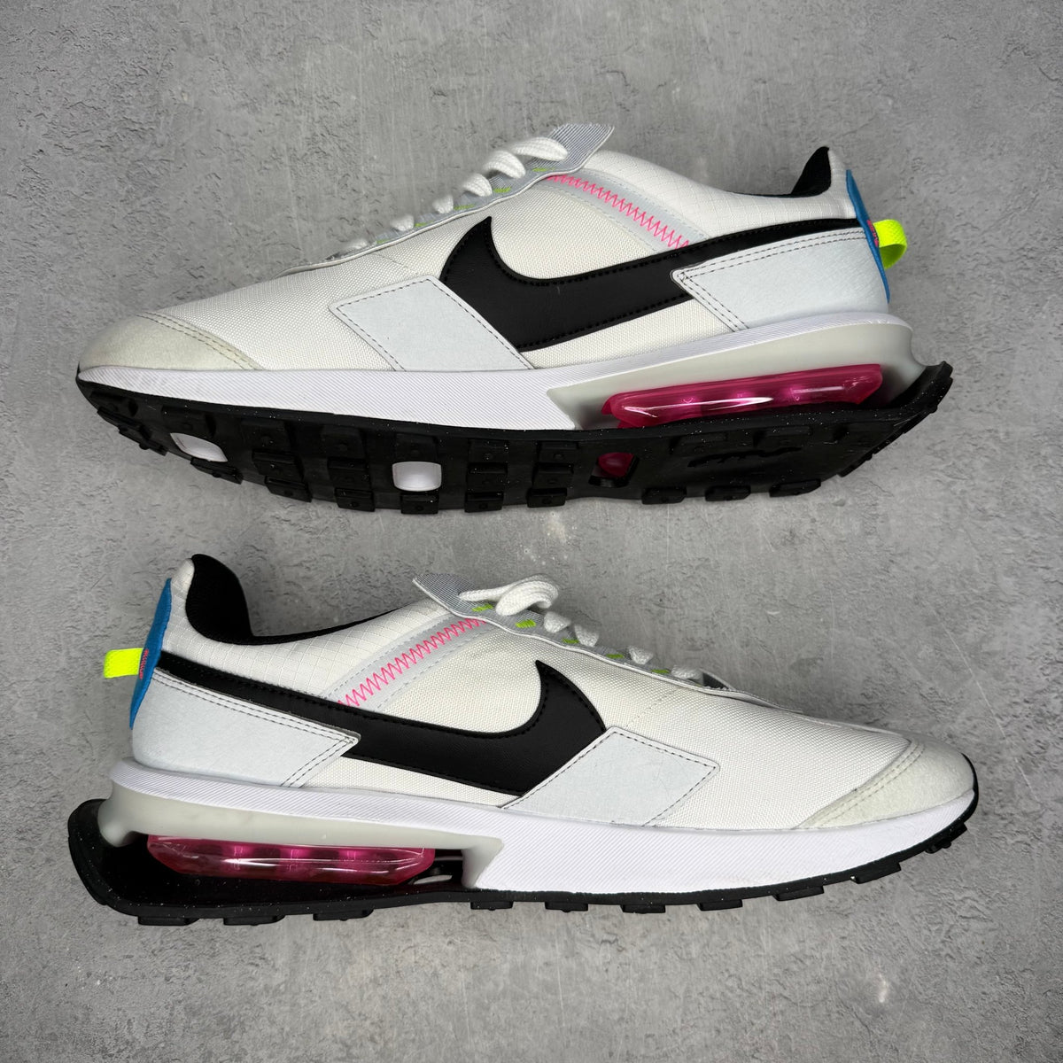 Nike Air Max Pre - Day White Pure Platinum Volt *pre - owned* SIZE 12 - Kicks Collective PA - Nike - DZ4399-100 - Men's Shoes - 12M/13.5W - Pre - Owned - No Box