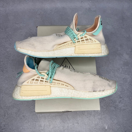 adidas NMD HU Pharrell NERD Chalk White *pre - owned* SIZE 8.5 - Kicks Collective PA - adidas - GW0246 - Men's Shoes - 8.5M/10W - Pre - Owned