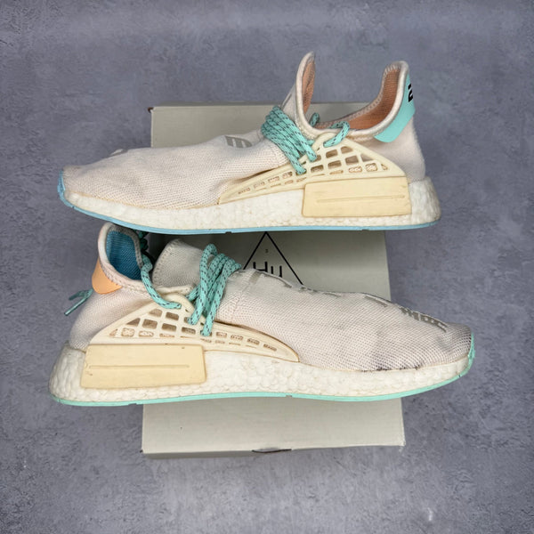 adidas NMD HU Pharrell NERD Chalk White *pre - owned* SIZE 8.5 - Kicks Collective PA - adidas - GW0246 - Men's Shoes - 8.5M/10W - Pre - Owned