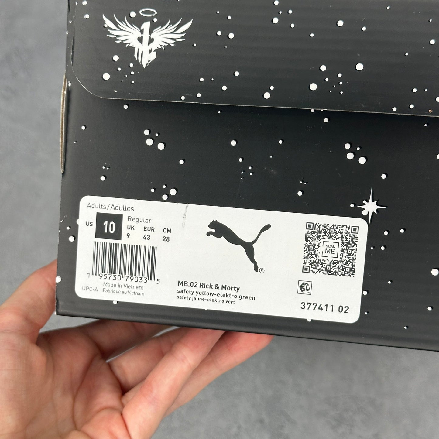 Puma LaMelo Ball MB.02 Rick & Morty Adventures - Kicks Collective PA - Puma - 377411 - 02 - Men's Shoes - 10M/11.5W - Brand New