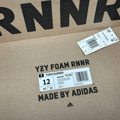 adidas Yeezy Foam RNNR Ochre VNDS *pre-owned* SIZE 12