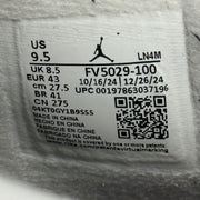 Jordan 4 Retro White Cement (2025) *pre-owned* SIZE 9.5