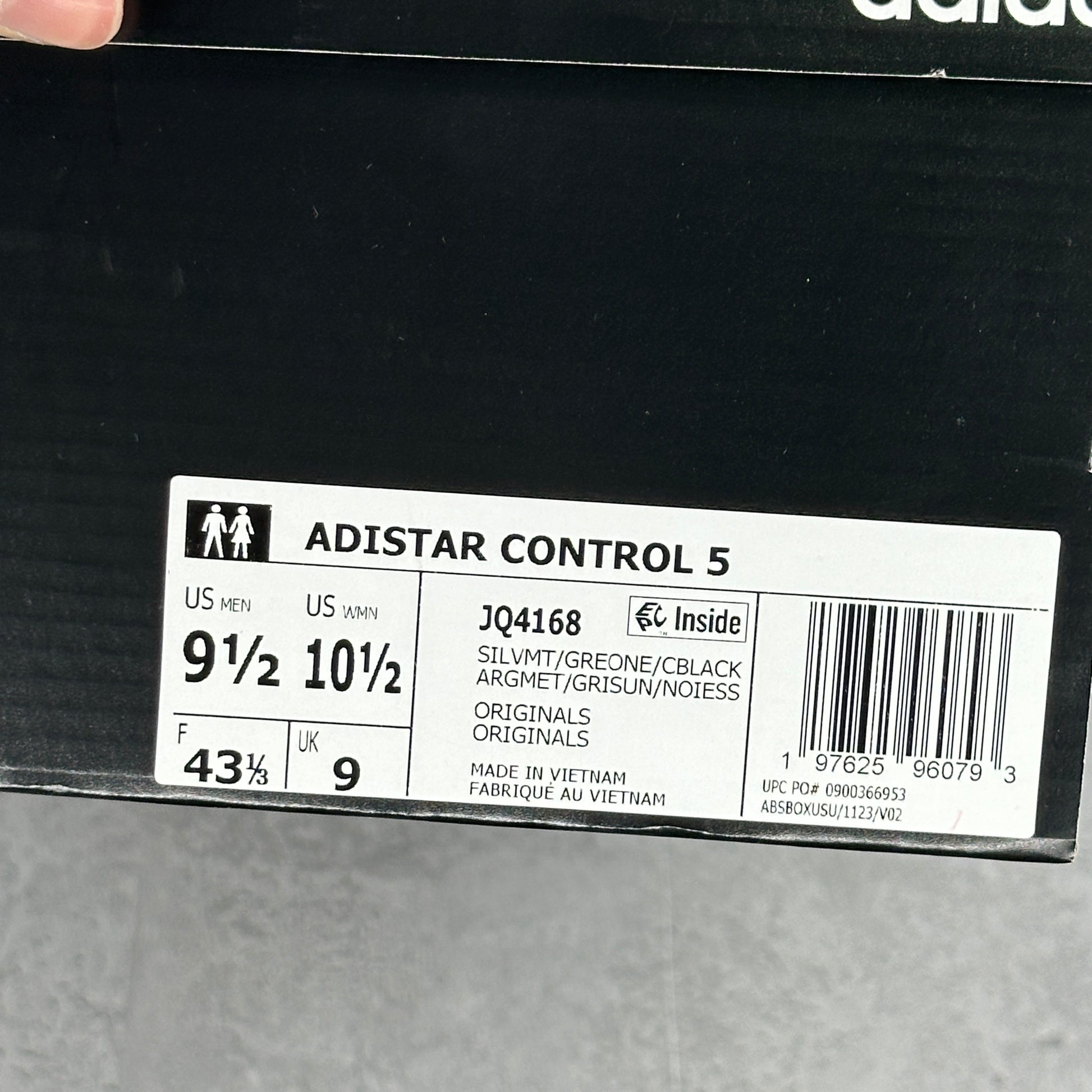 adidas Adistar Control 5 Silver Metallic Black