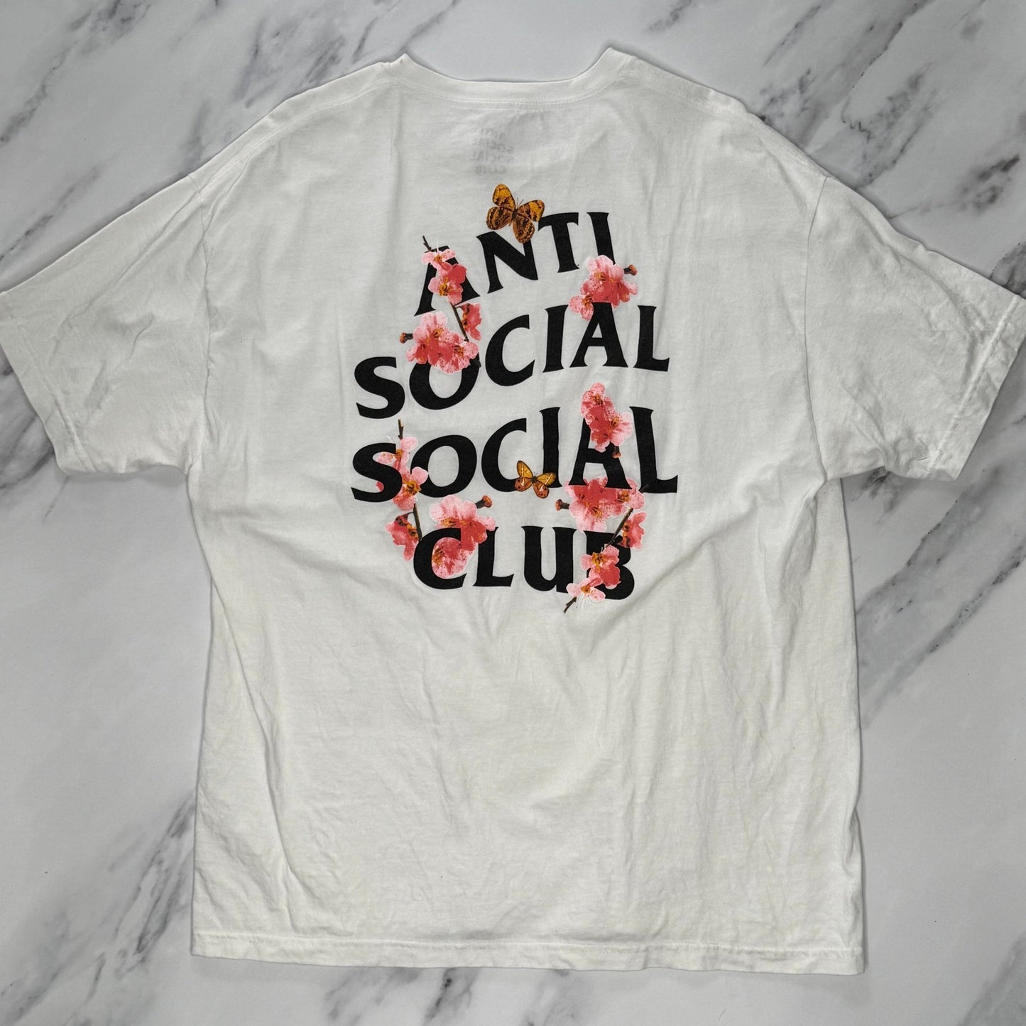 Anti Social Social Club Kkotch Tee White *pre - owned* SIZE XL - Kicks Collective PA - Anti Social Social Club - ANTI-A8RLG8DS - Apparel - XL - Pre - Owned - No Box