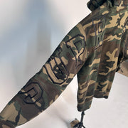 Supreme State Hooded Sweatshirt Woodland Camo *pre-owned* SIZE XL