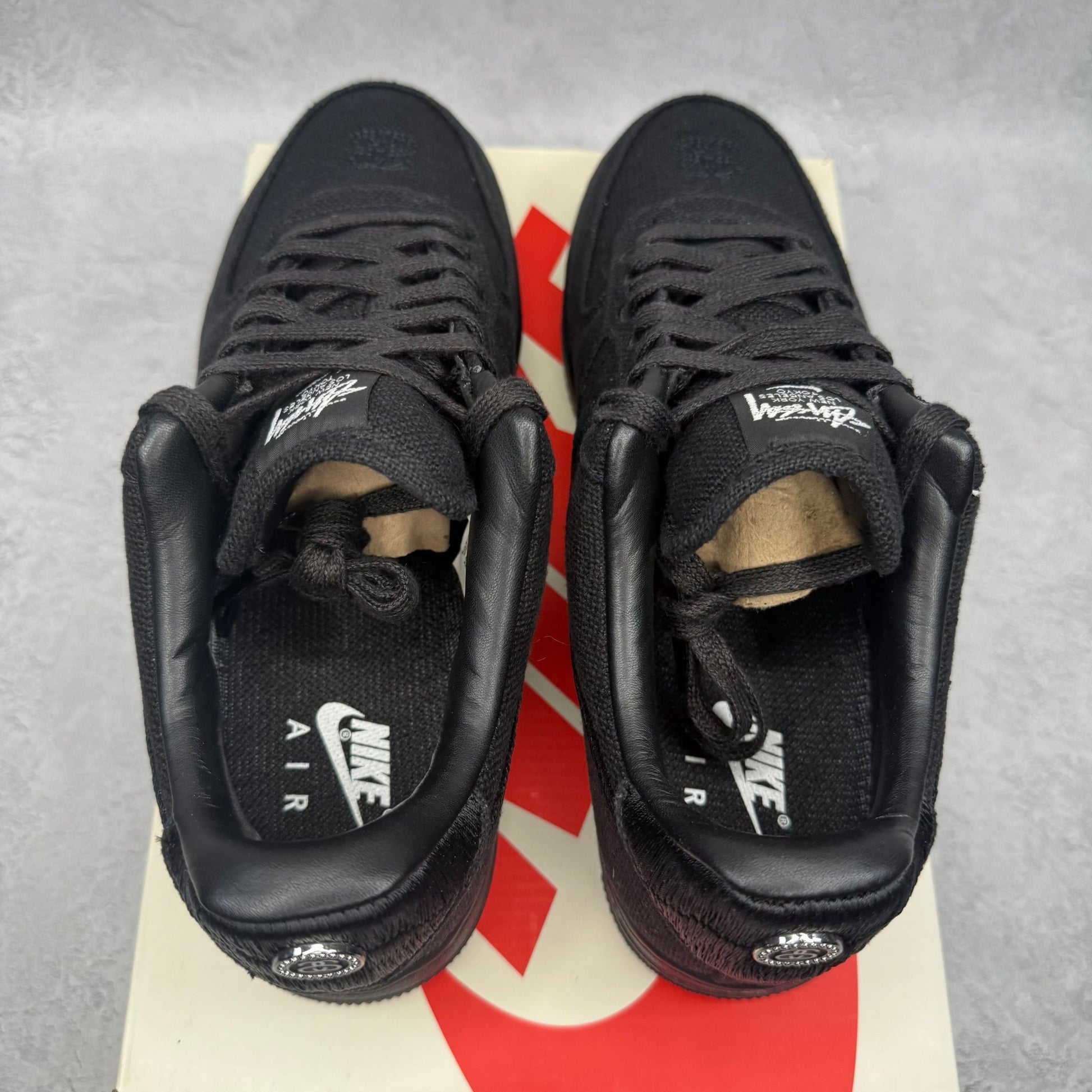 Nike Air Force 1 Low Stussy Black - Kicks Collective PA - Nike - CZ9084-001 - Men's Shoes - 10M/11.5W - Brand New