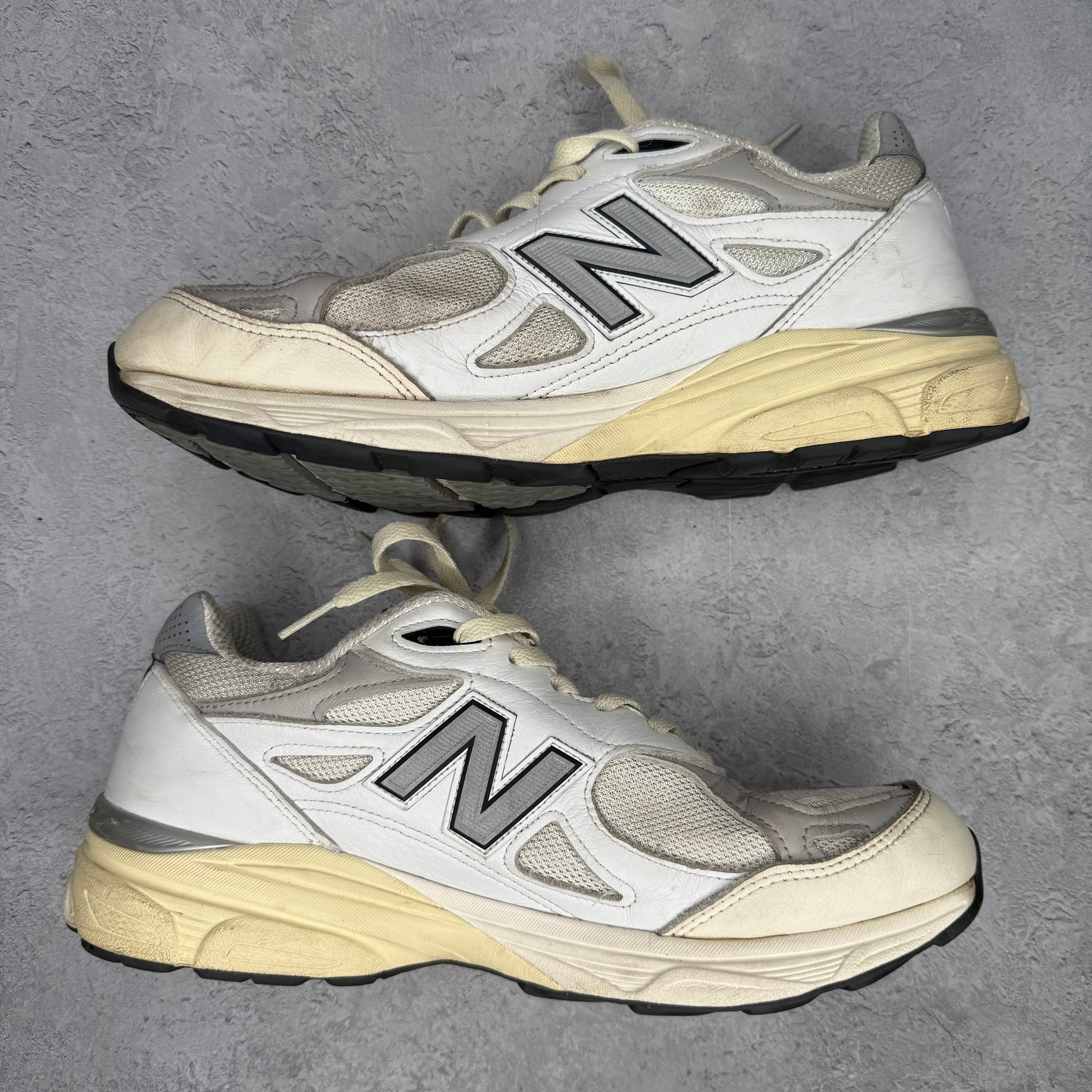 New Balance 990v3 MiUSA Teddy Santis Sea Salt *pre-owned* SIZE 11.5