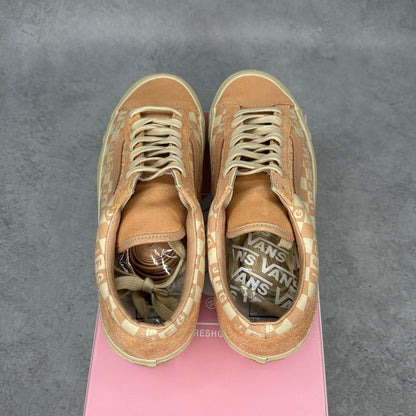 Vans Vault OG Style 36 LX Joe Freshgoods The Honeymoon Stage Peach *pre-owned* SIZE 10