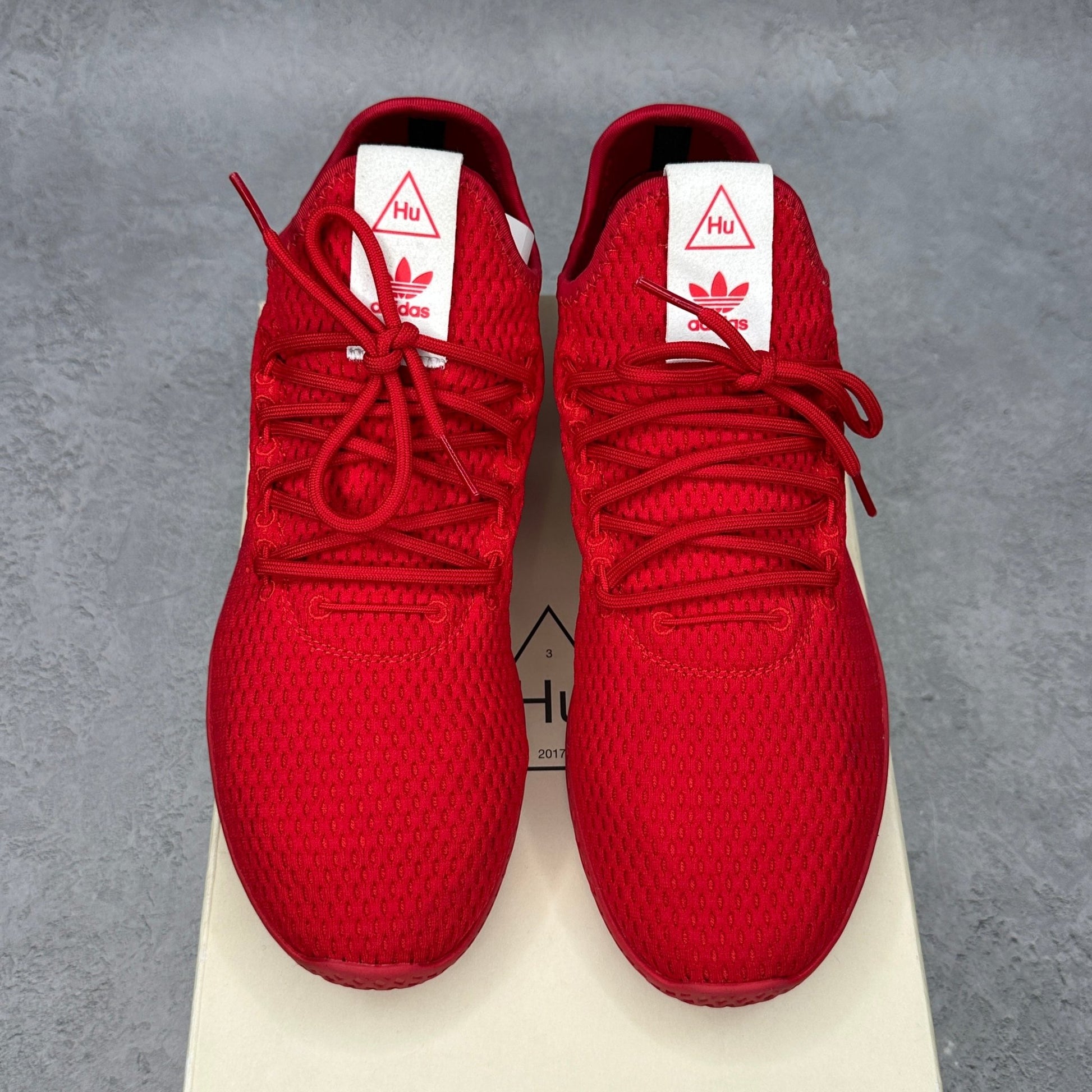 adidas Tennis Hu Pharrell Solid Scarlet *pre - owned* SIZE 9.5 - Kicks Collective PA - adidas - BY8720 - Men's Shoes - 9.5M/11W - Pre - Owned