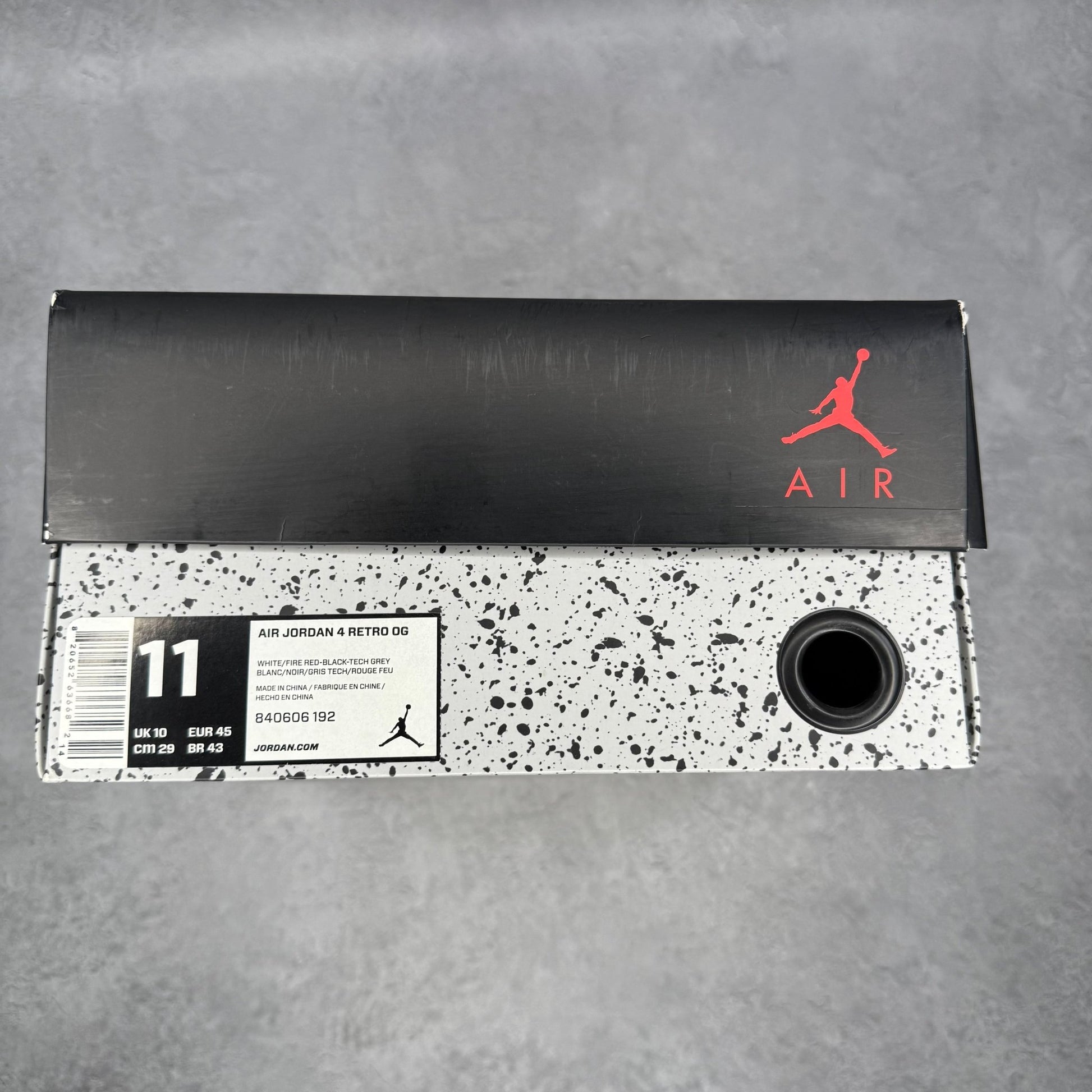 Jordan 4 Retro White Cement (2016) *pre - owned* SIZE 11 - Kicks Collective PA - Jordan - 840606-192 - Men's Shoes - 11M/12.5W - Pre - Owned