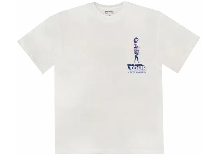 Travis Scott Utopia Is In Raleigh Circus Maximus Tee White - Kicks Collective PA - Travis Scott - TRAVIS-O2M8VGQF - Apparel - XXL - Brand New - No Box