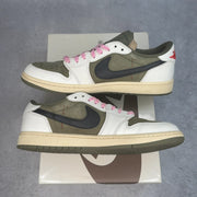 Jordan 1 Retro Low OG SP Travis Scott Medium Olive 13 (Pre-Owned) - back