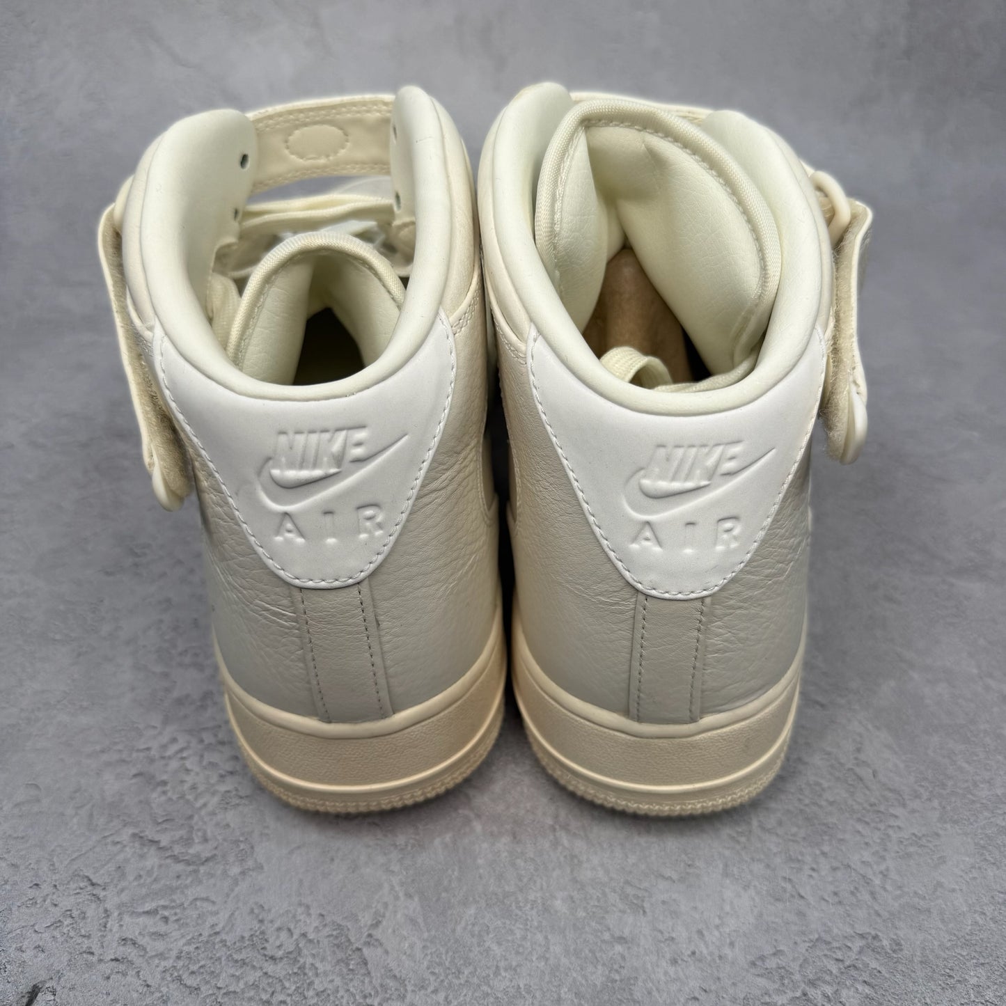 Nike Air Force 1 Retro Prm Sail/Sail - Sail *pre - owned* SIZE 10.5 - Kicks Collective PA - Nike - 941913 - 100 - Men's Shoes - 10.5M/12W - Pre - Owned