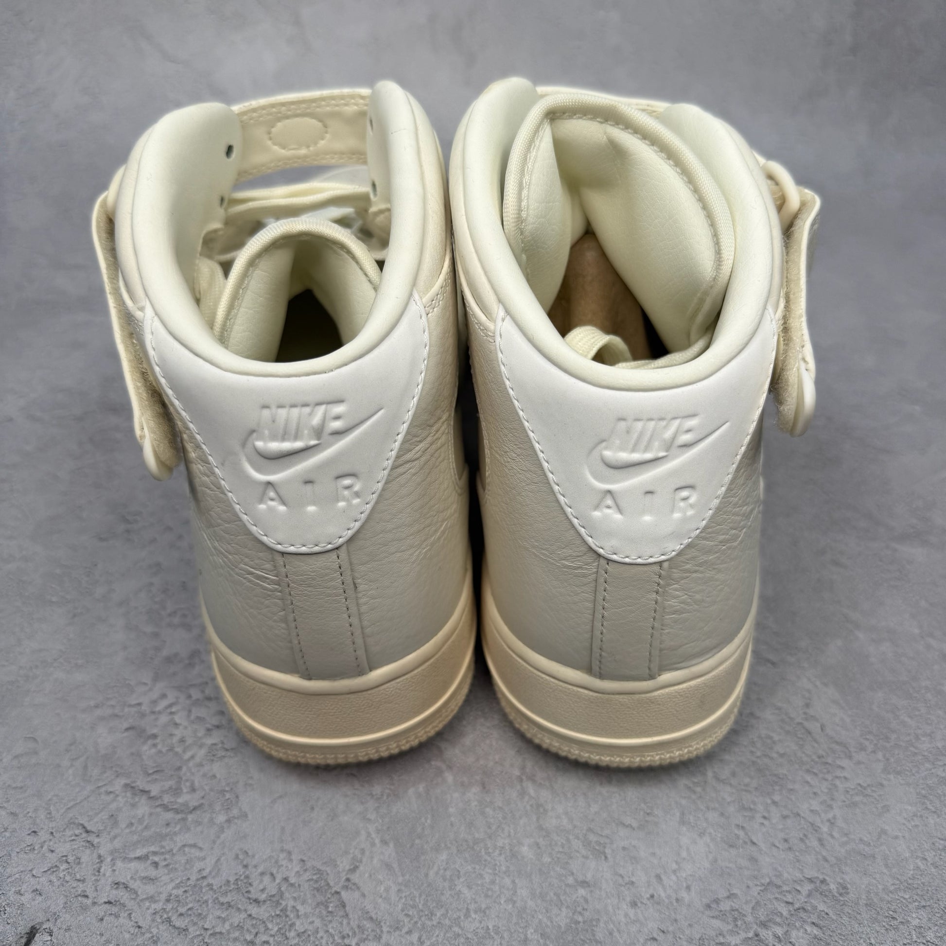 Nike Air Force 1 Retro Prm Sail/Sail - Sail *pre - owned* SIZE 10.5 - Kicks Collective PA - Nike - 941913 - 100 - Men's Shoes - 10.5M/12W - Pre - Owned