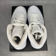 Jordan 1 Mid Triple White pre-owned size 8