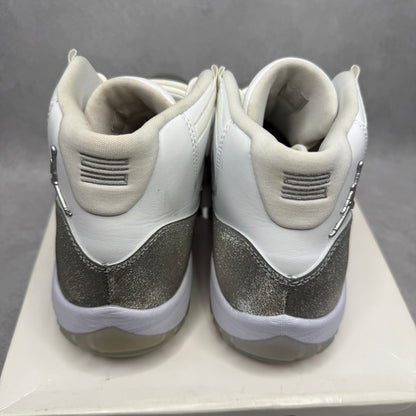 Jordan 11 Retro White Metallic Silver (Women's) *pre-owned* SIZE 12W