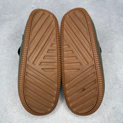 Nike Calm Mule Medium Olive Gum Medium Brown *pre-owned* SIZE 8