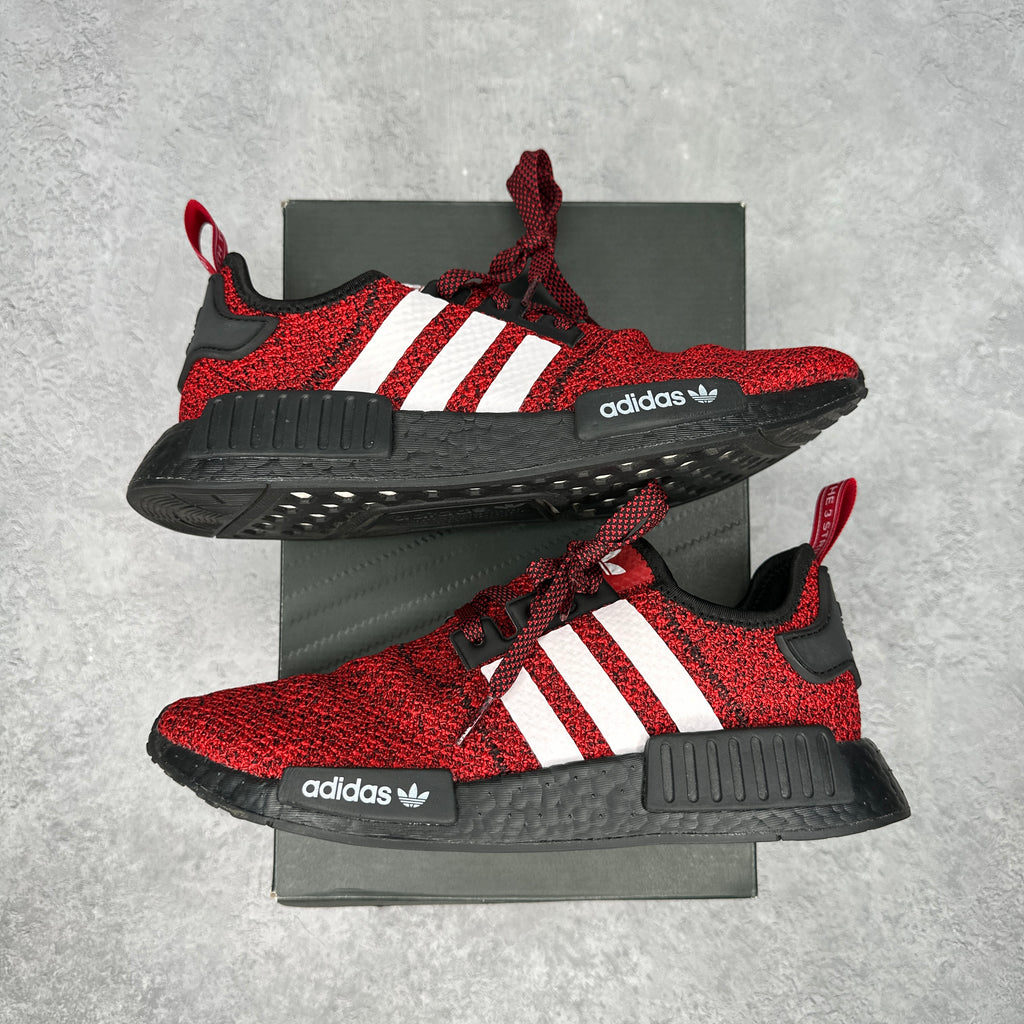 adidas NMD R1 Carbon Red White Black *pre-owned* SIZE 9