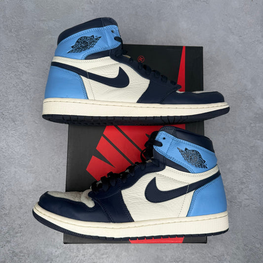 Jordan 1 Retro High Obsidian *pre - owned* SIZE 10 - Kicks Collective PA - Jordan - 555088-140 - Men's Shoes - 10M/11.5W - Pre - Owned