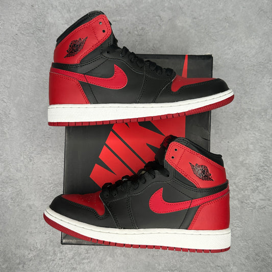 Jordan 1 Retro Bred Banned (2016) (GS) *pre-owned* SIZE 4.5Y
