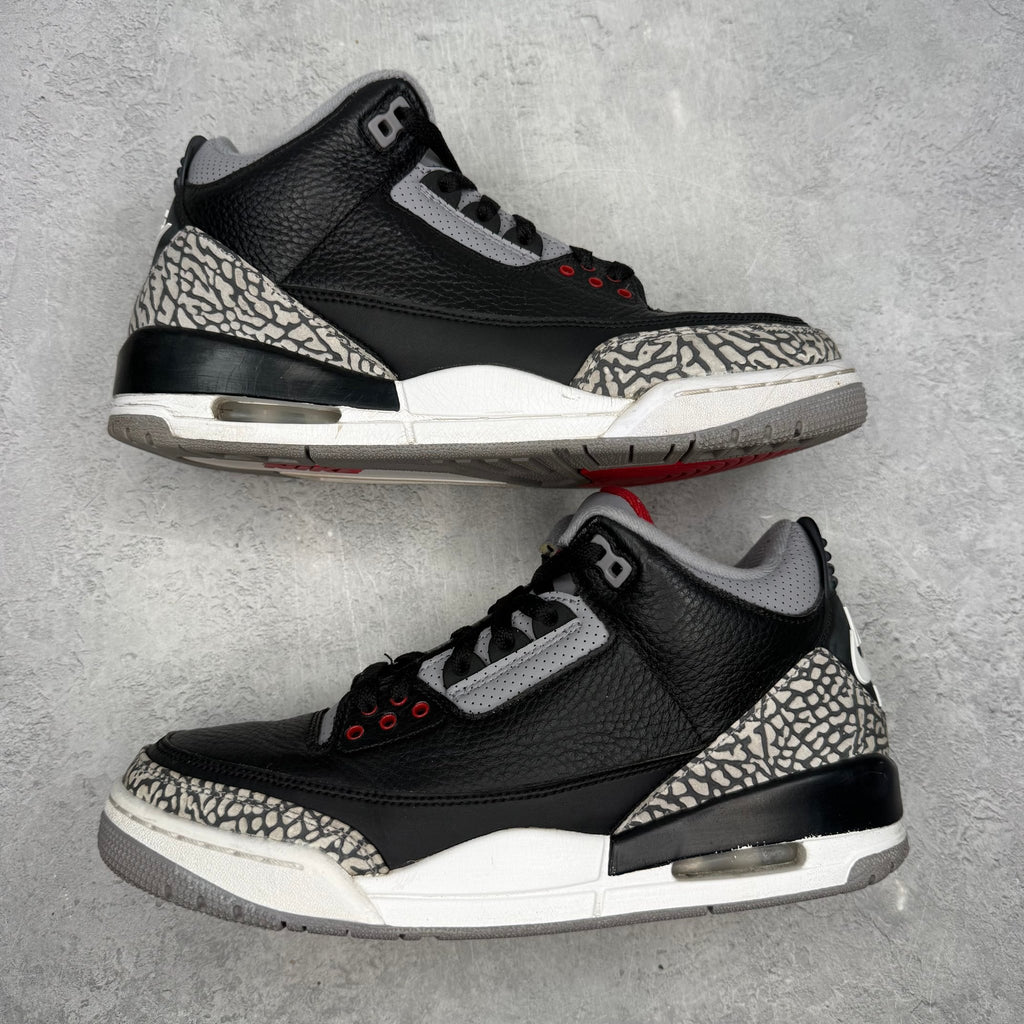 Jordan 3 Retro Black Cement (2018) *pre - owned* SIZE 9 - Kicks Collective PA - Jordan - 854262-001 - Men's Shoes - 9M/10.5W - Pre - Owned