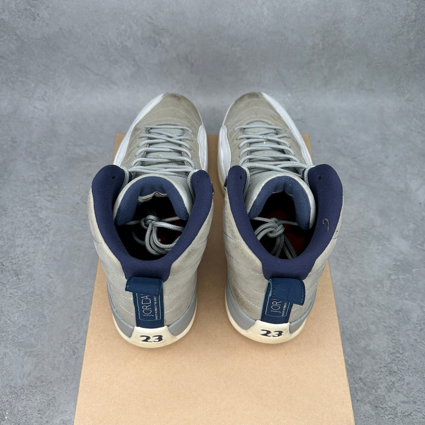 Jordan 12 Retro Grey University Blue *pre-owned* SIZE 11.5