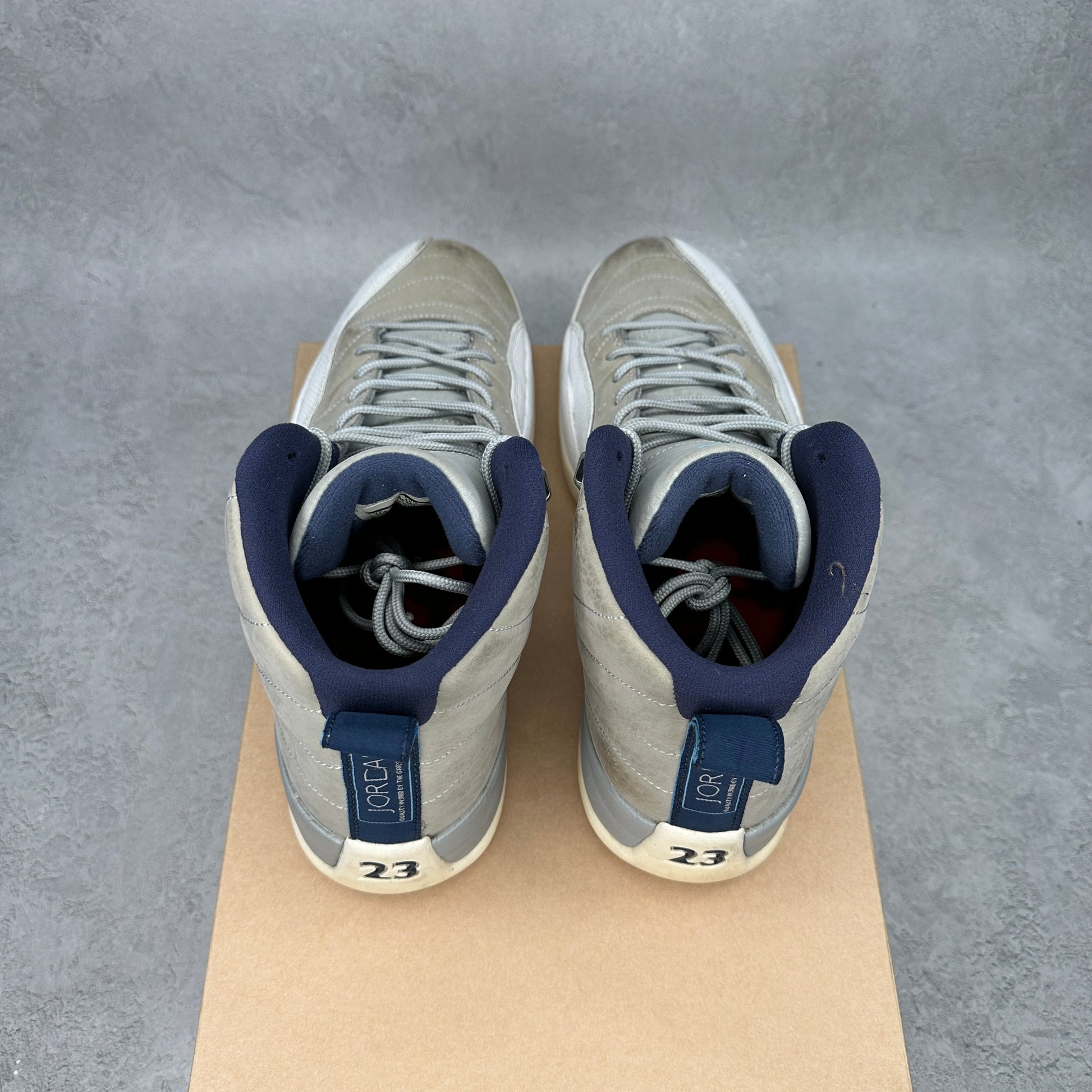 Jordan 12 Retro Grey University Blue *pre-owned* SIZE 11.5