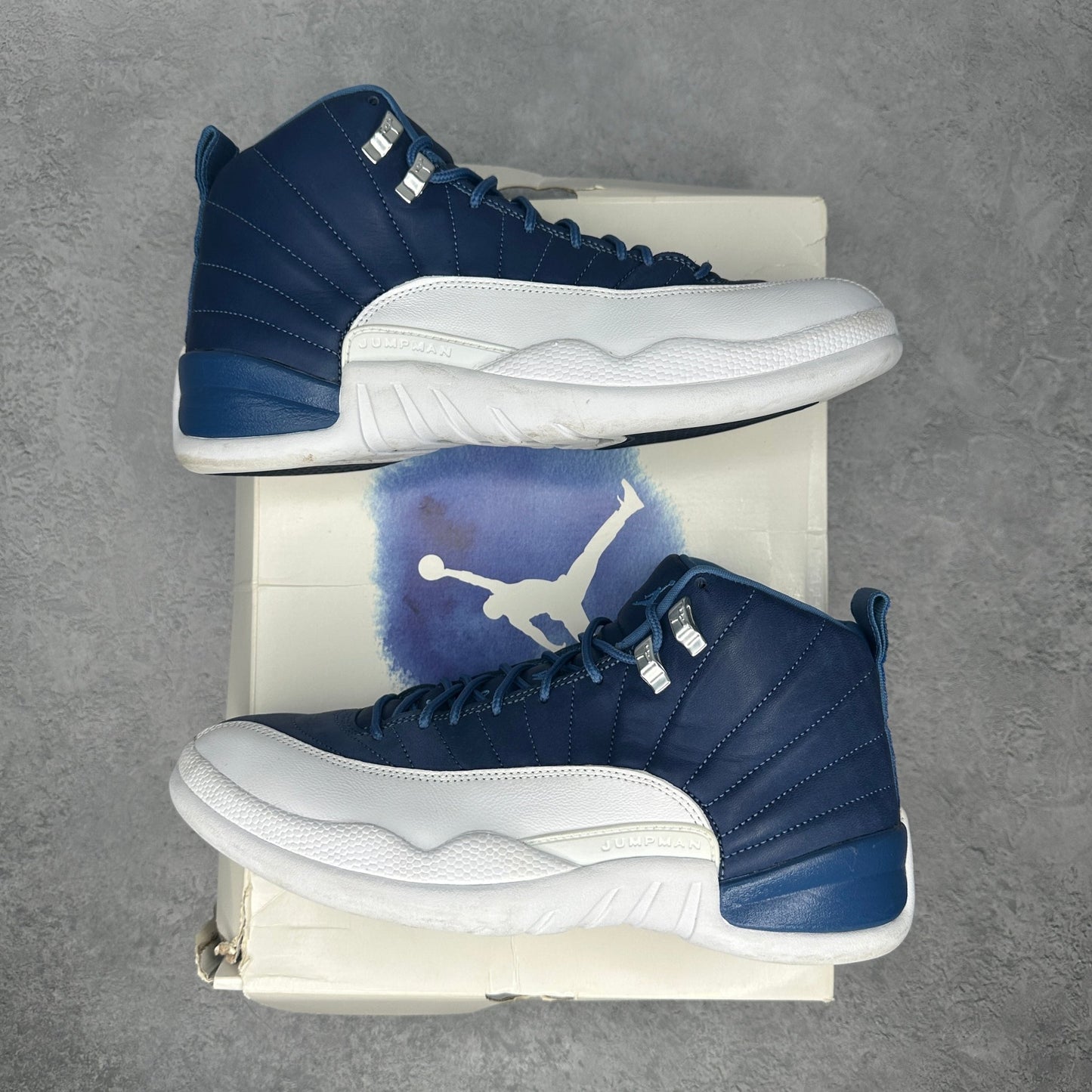 Jordan 12 Retro Indigo *pre - owned* SIZE 10.5 - Kicks Collective PA - Jordan - 130690 - 404 - Men's Shoes - 10.5M/12W - Pre - Owned