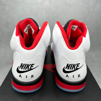 Jordan 5 Retro Fire Red Black Tongue (2025)