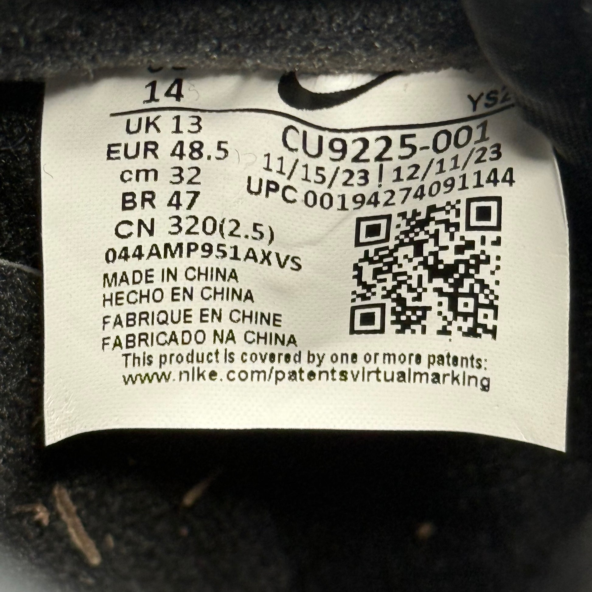 Nike Air Force 1 Low Supreme Black