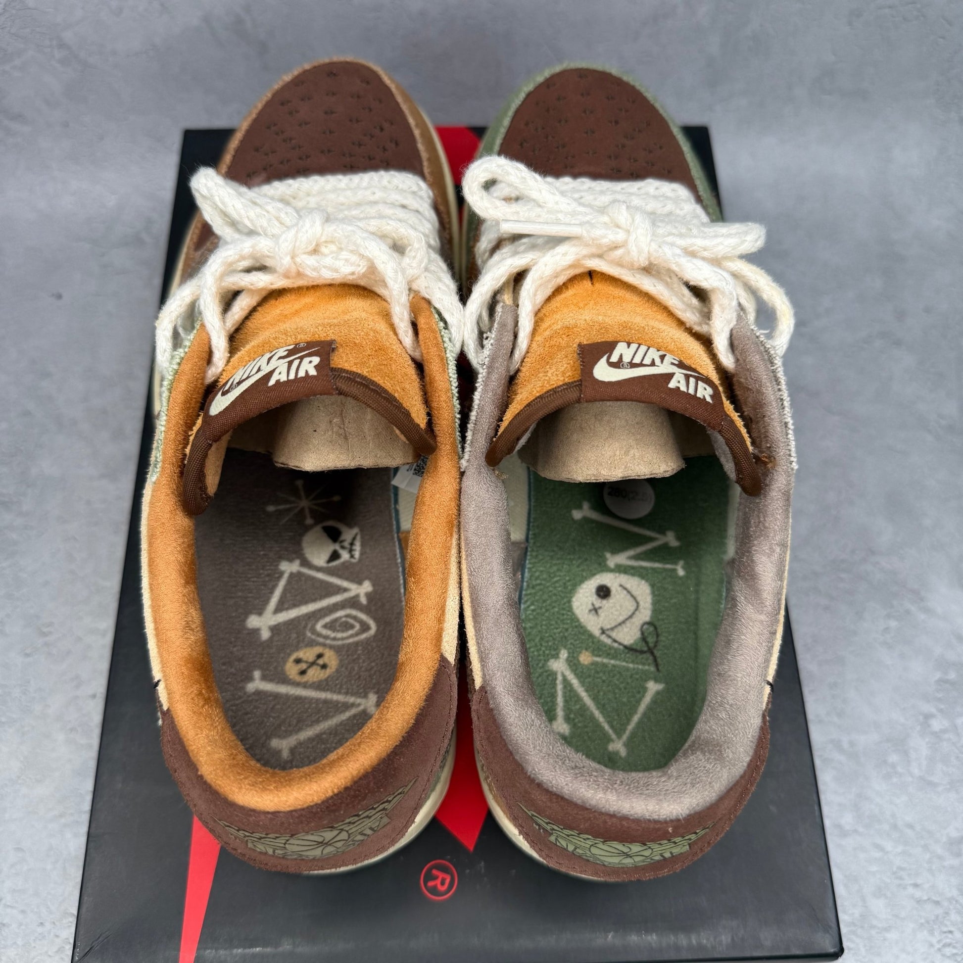 Jordan 1 Retro Low OG Zion Williamson Voodoo *pre - owned* SIZE 10 - Kicks Collective PA - Jordan - DZ7292-200 - Men's Shoes - 10M/11.5W - Pre - Owned