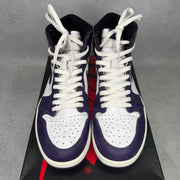 Jordan 1 Retro High Court Purple White pre-owned size 11