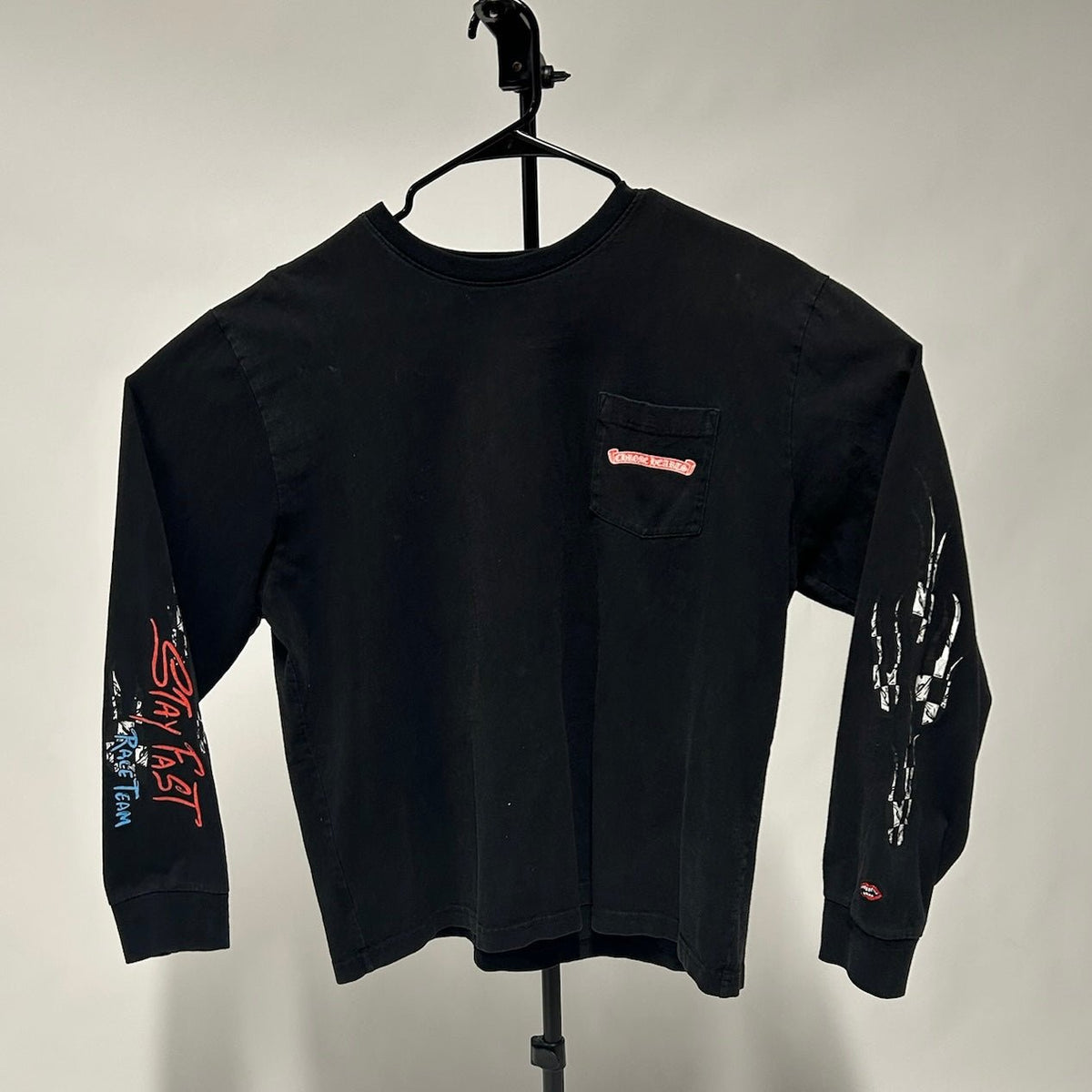 Chrome Hearts Matty Boy Stay Fast L/S T-shirt Black *pre-owned* SIZE XXL - Kicks Collective PA - Chrome Hearts - CHROME-OCJ3XNQ9 - Apparel - XXL - Pre-Owned - No Box