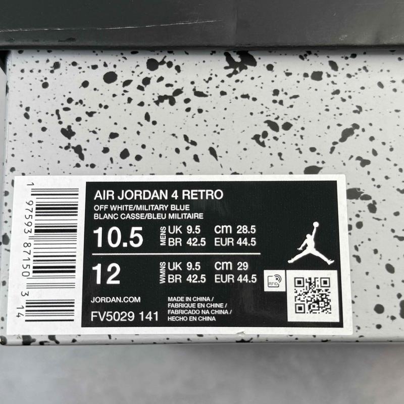 Jordan 4 Retro Military Blue (2024) - Kicks Collective PA - Jordan - FV5029 - 141 - Men's Shoes - 10.5M/12W - Brand New
