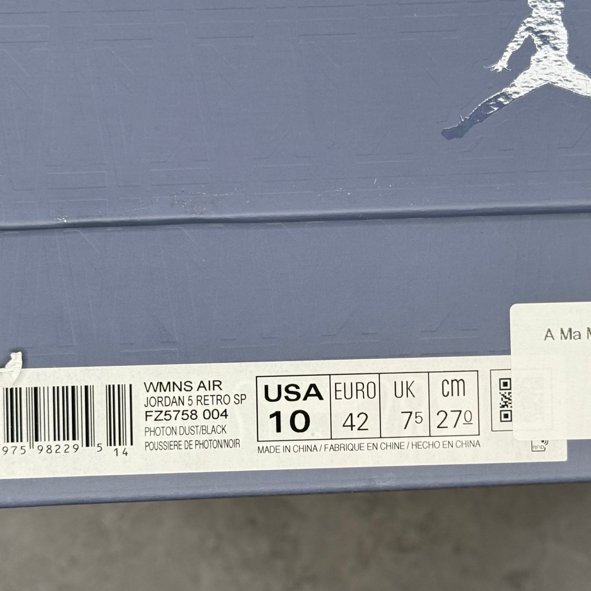 Jordan 5 Retro A Ma Maniére Dawn (Women's) *pre - owned* SIZE 10W - Kicks Collective PA - Jordan - FZ5758 - 004 - Women's Shoes - 8.5M/10W - Pre - Owned