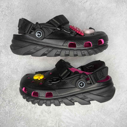 Crocs Duet Max 2 Clog Post Malone Black *pre-owned* SIZE 5