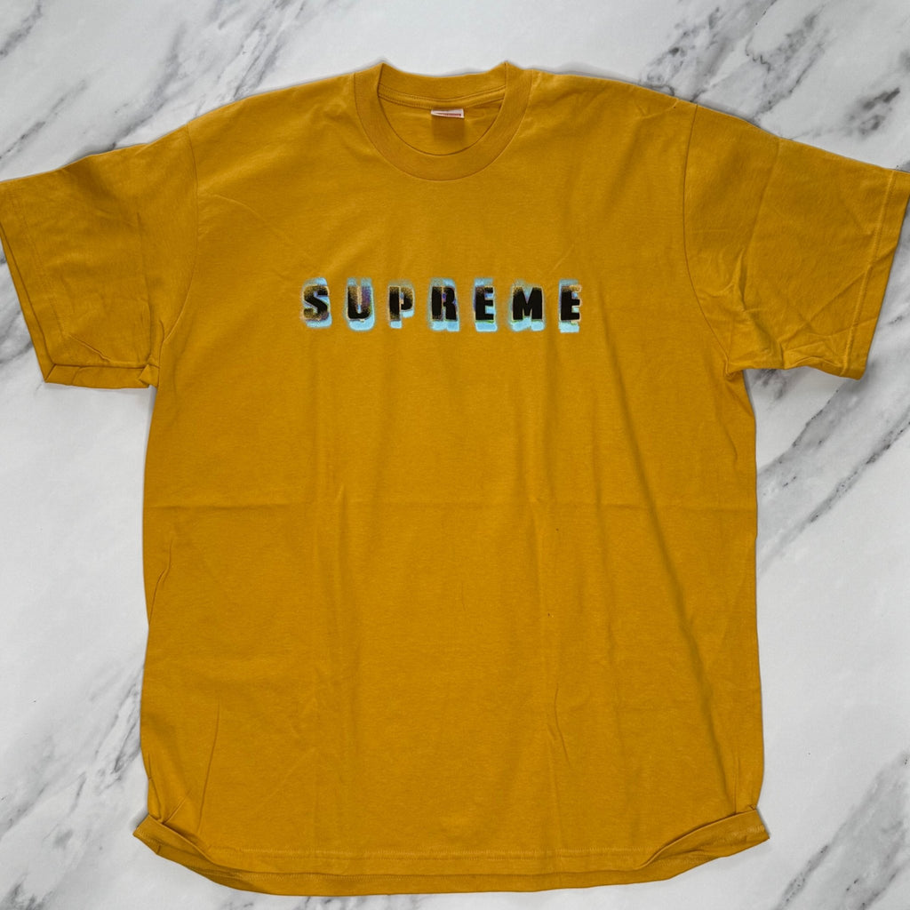 Supreme Stencil Tee Mustard - Kicks Collective PA - Supreme - SUPREME-IGSPZ4NS - Apparel - XL - Brand New - No Box