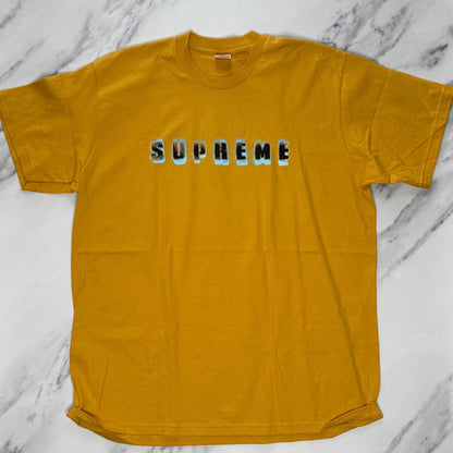 Supreme Stencil Tee Mustard - Kicks Collective PA - Supreme - SUPREME-IGSPZ4NS - Apparel - XL - Brand New - No Box