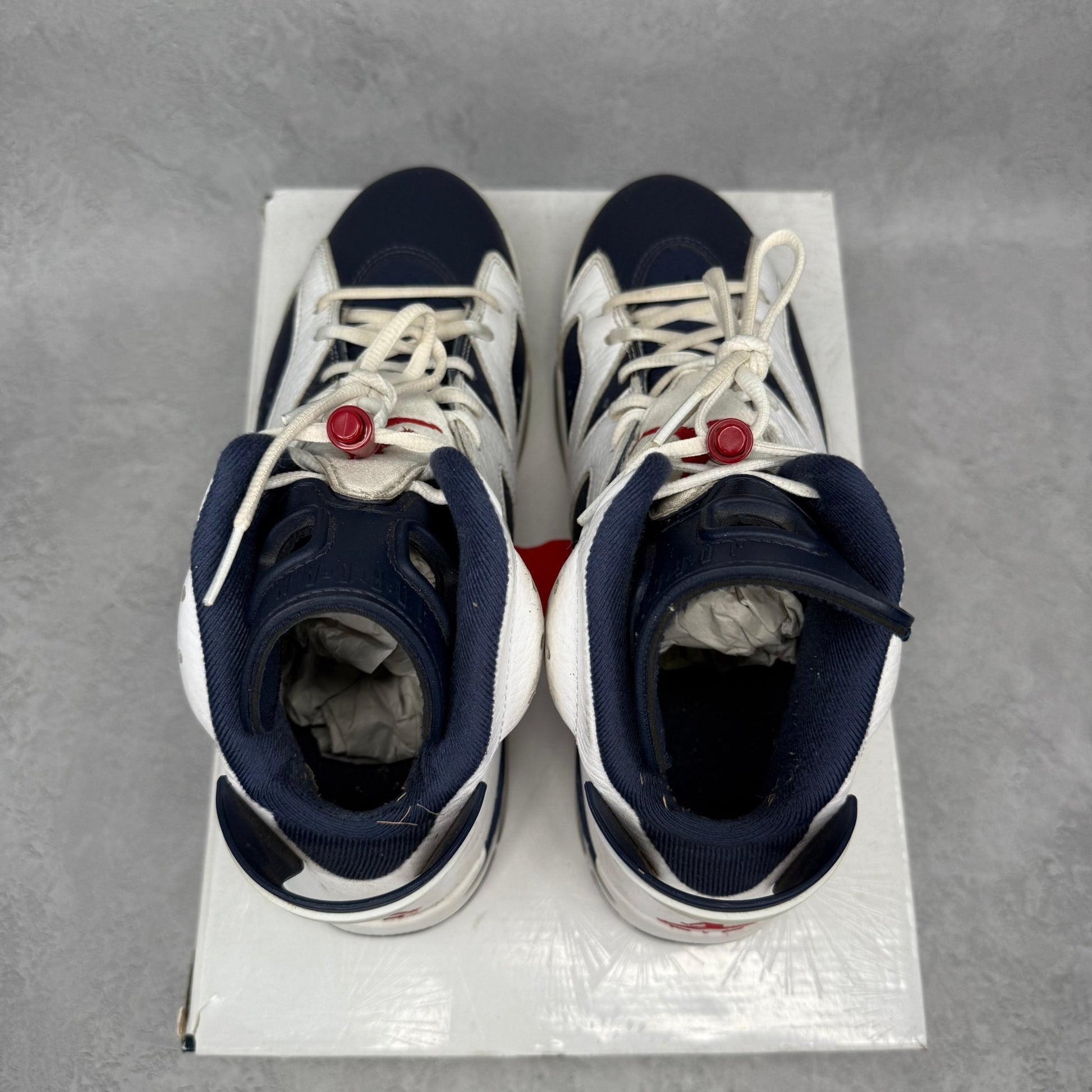Jordan 6 Retro Olympic (2024) *pre - owned* SIZE 9.5 - Kicks Collective PA - Jordan - CT8529-164 - Men's Shoes - 9.5M/11W - Brand New