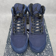 Jordan 5 Retro Midnight Navy pre-owned size 10.5