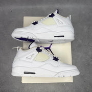 Jordan 4 Retro Metallic Purple *yellowing*