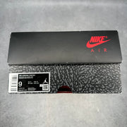 Jordan 3 Retro OG Black Cement (2024) pre-owned size 9