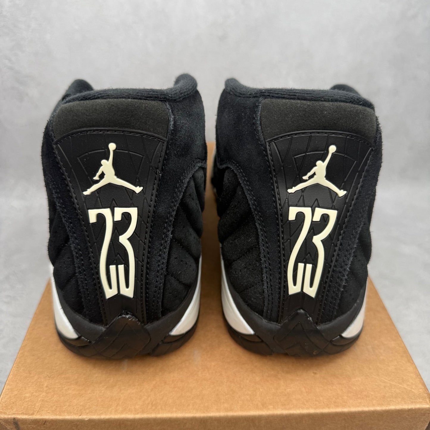 Jordan 14 Retro Black White *pre - owned* SIZE 10 - Kicks Collective PA - Jordan - 487471-016 - Men's Shoes - 10M/11.5W - Pre - Owned - No Box