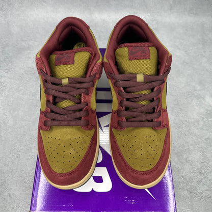 Nike SB Dunk Low Dark Team Red Olive Flak