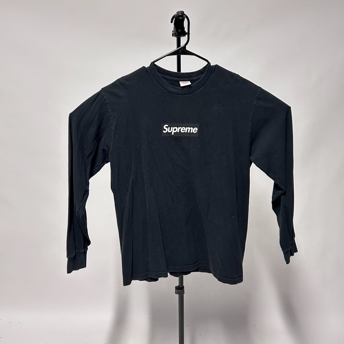 Supreme Box Logo L/S Tee Black *pre-owned* SIZE L