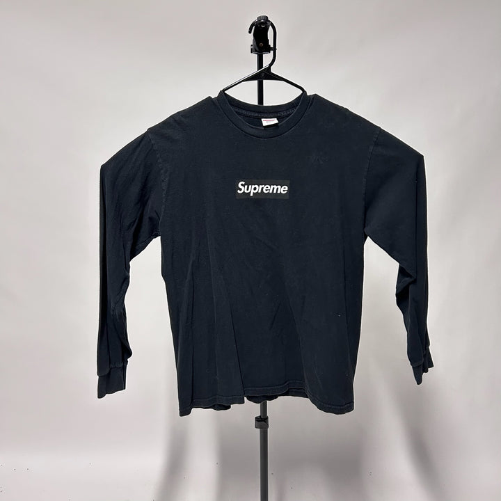 Supreme Box Logo L/S Tee Black *pre-owned* SIZE L