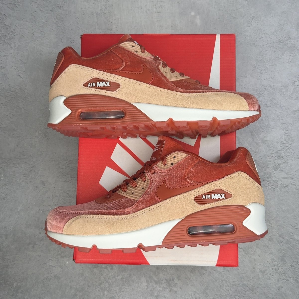 Nike Wmns Air Max 90 LX 'Dusty Peach' 9.5 (New) - Kicks Collective PA - Nike - 898512 201-9.5-N-1 - Pre-Owned Sneakers - 9.5 (Replacement Box)